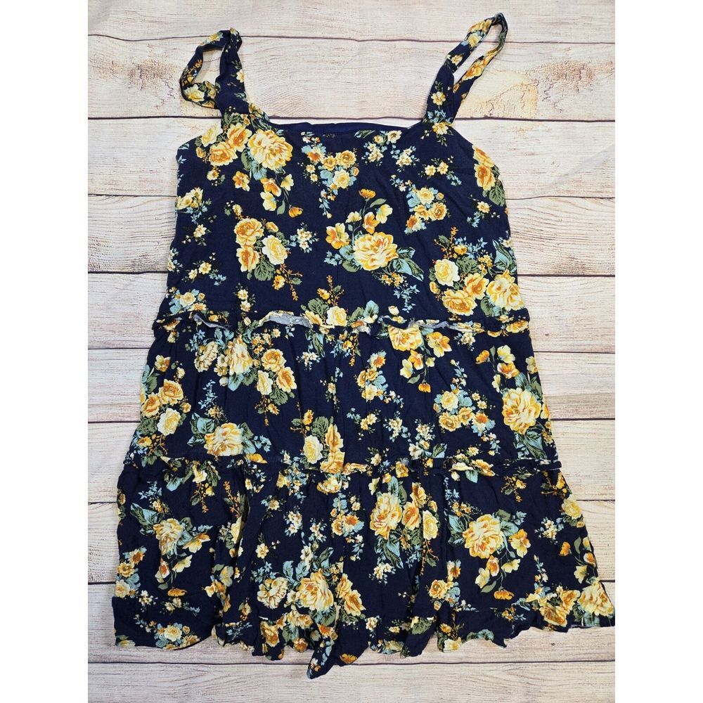 Alter'd‎ State Women's Dress Navy and yellow floral print size Medium  Lined